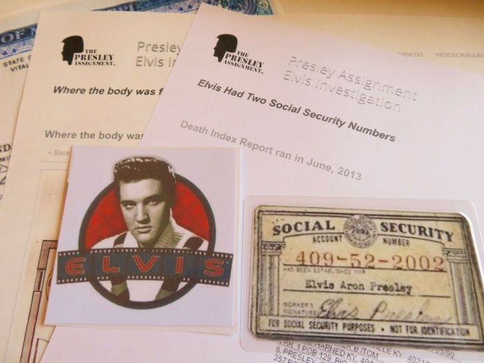 Elvis presley social security number