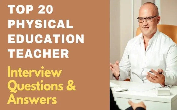 Physical education interview questions and answers pdf